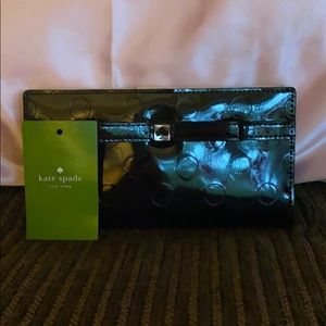 NWT Black Kate Spade Wallet